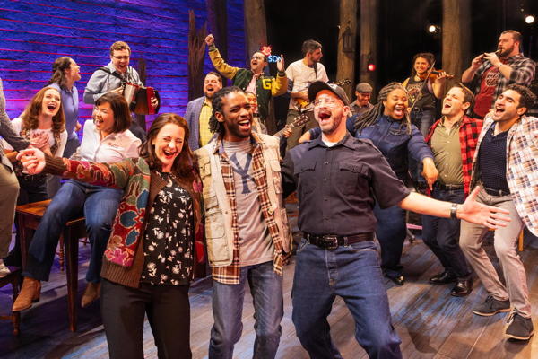 The touring cast of "Come From Away" photo by Matthew Murphy for Murphymade courtesy of The Fabulous Fox
